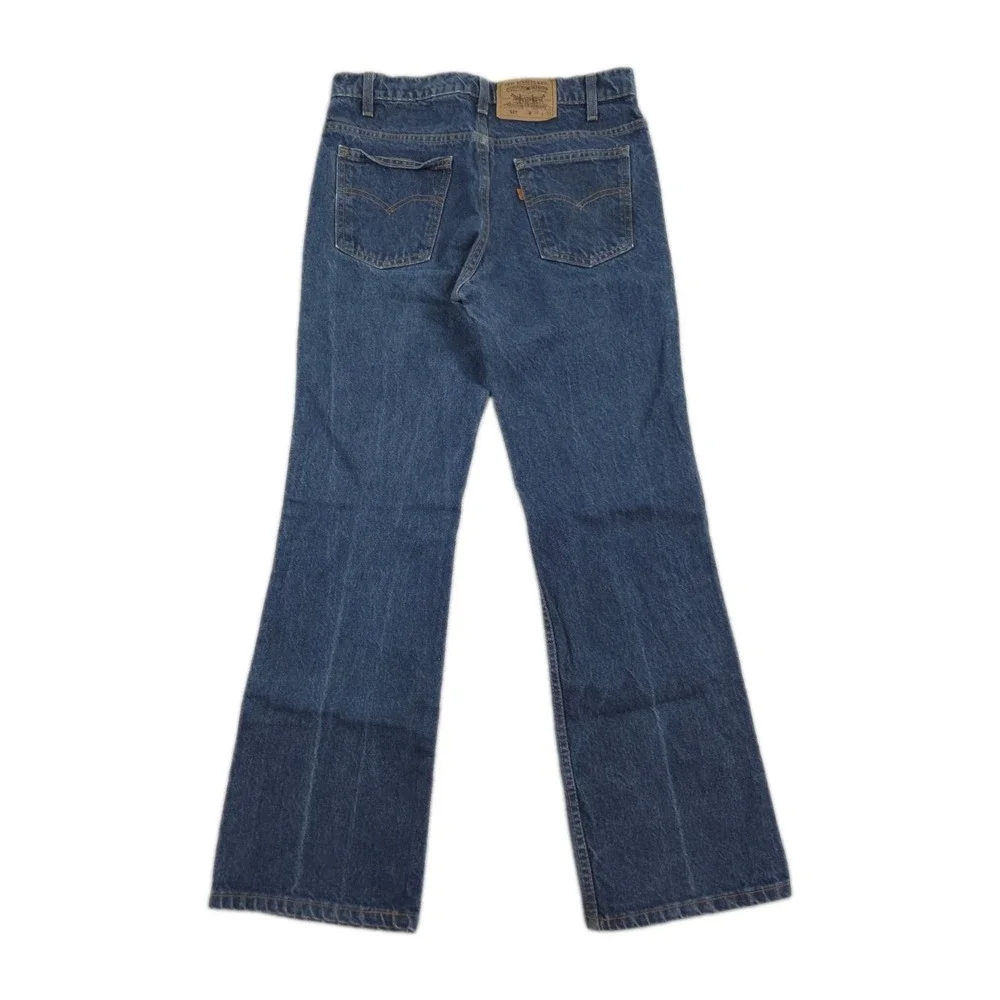 Vintage Levis 517 Orange Tab Jeans Mens 32x30 Straight Leg Blue Denim